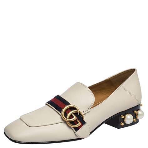 gucci loafers white womens|gucci loafers tweed.